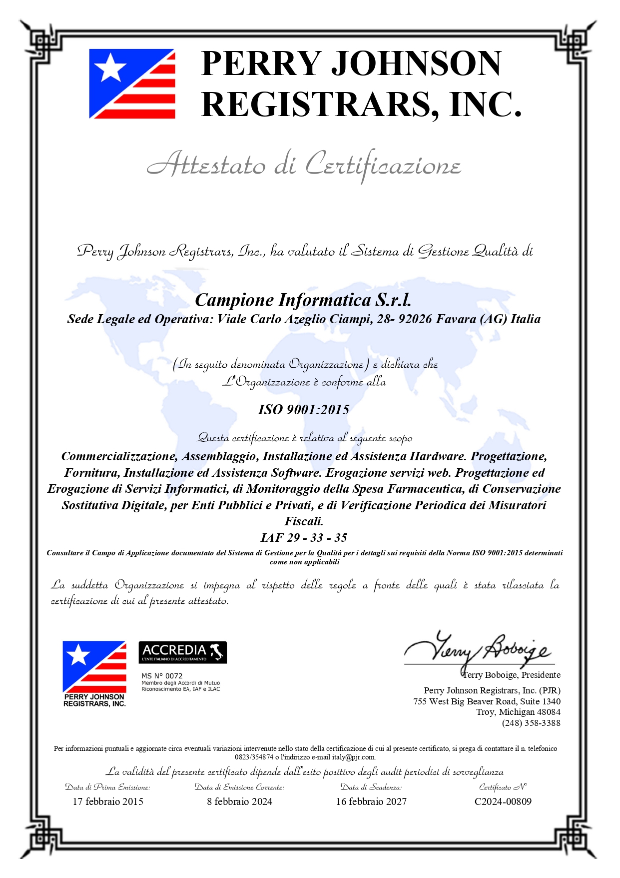 ISO 9001:2015